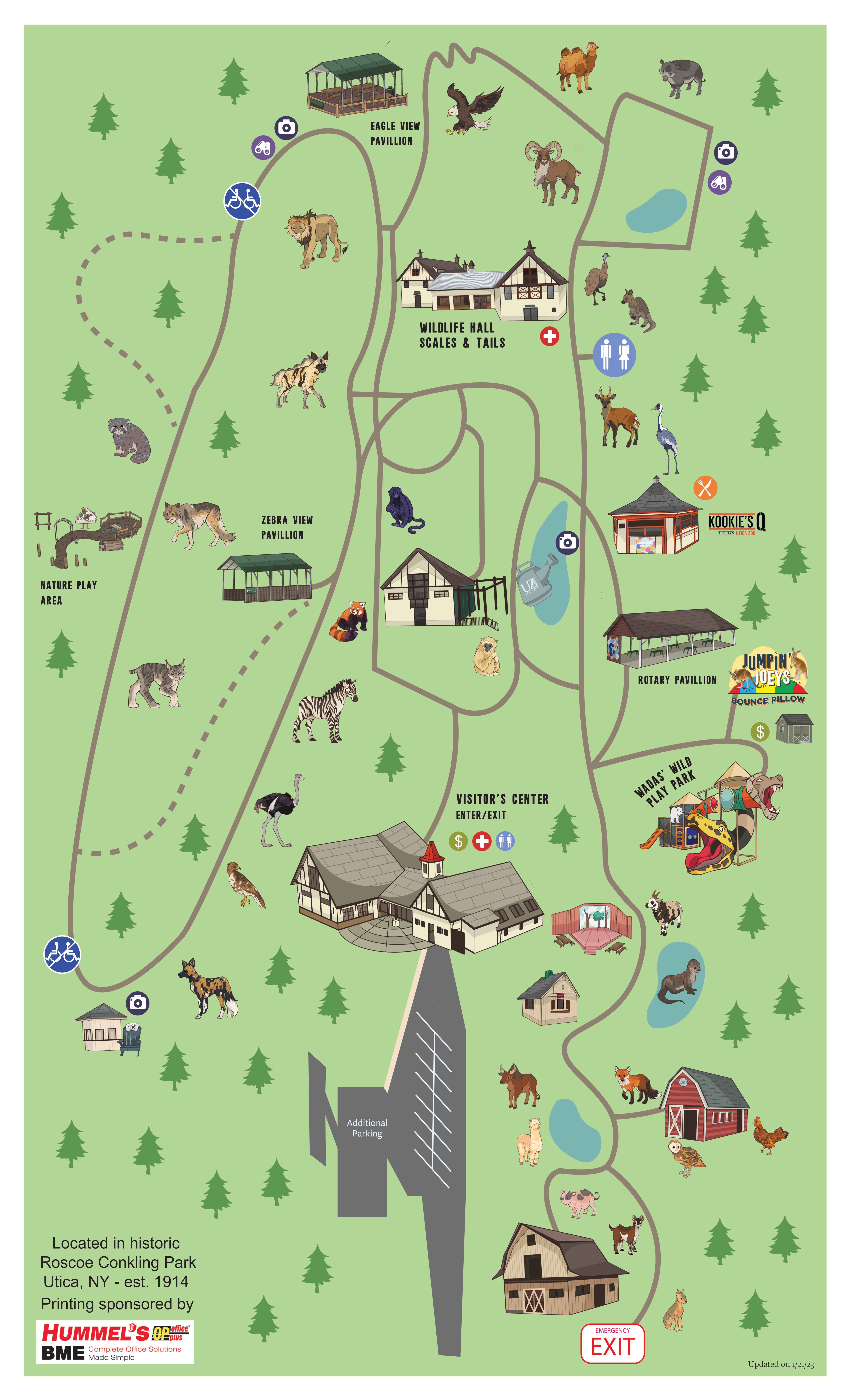 Interactive Zoo Map